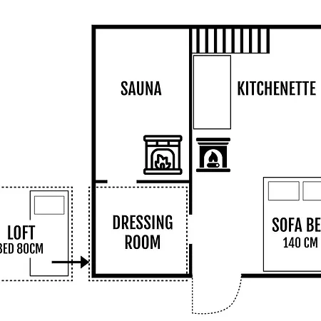 Viking Hut, Unique Nature Experience, Sauna, Riverbend, Wifi, Yllaes Casa vacanze Äkäslompolo